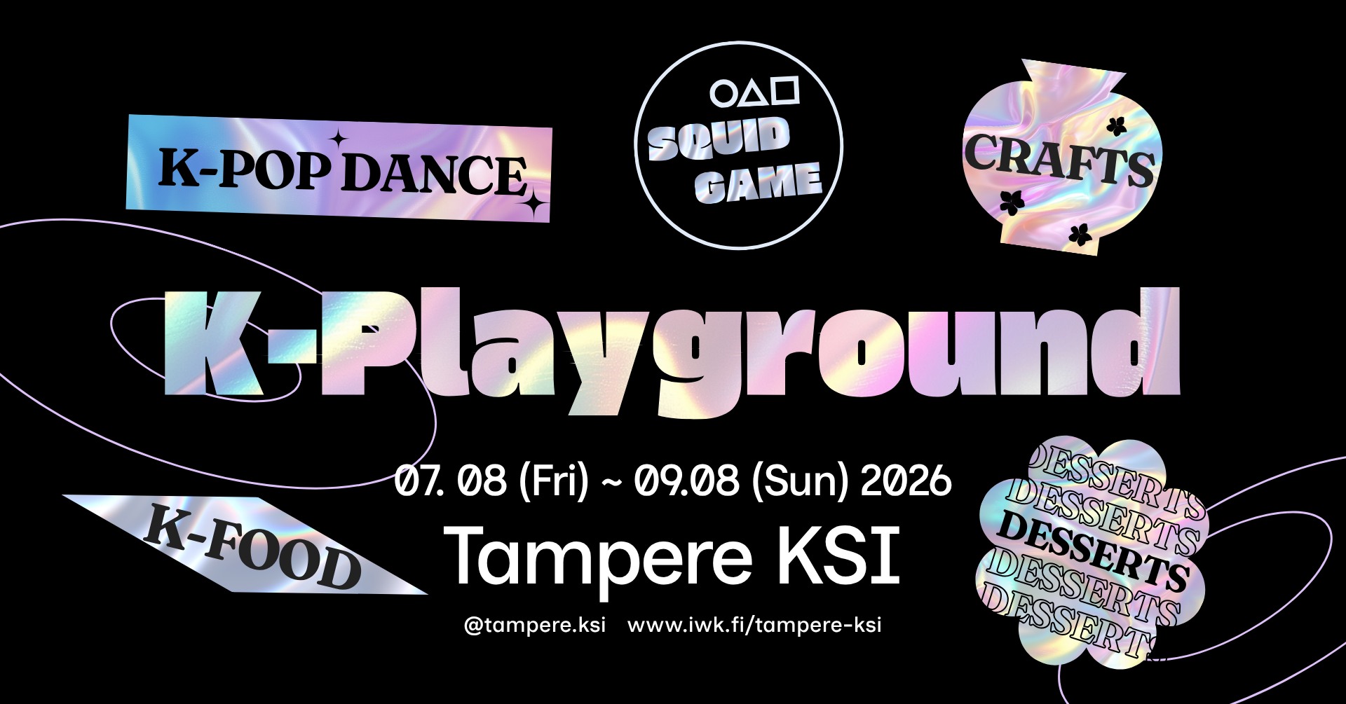 K-Playground in Tampere, 7-9 Aug 2026