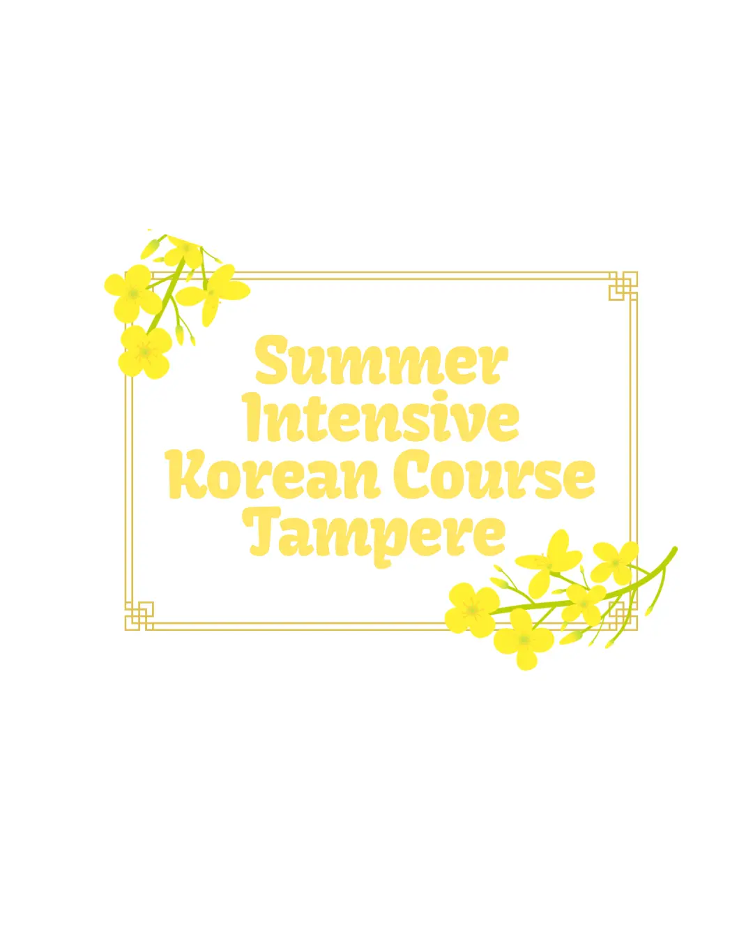 5 days Intensive Korean Course 2026
